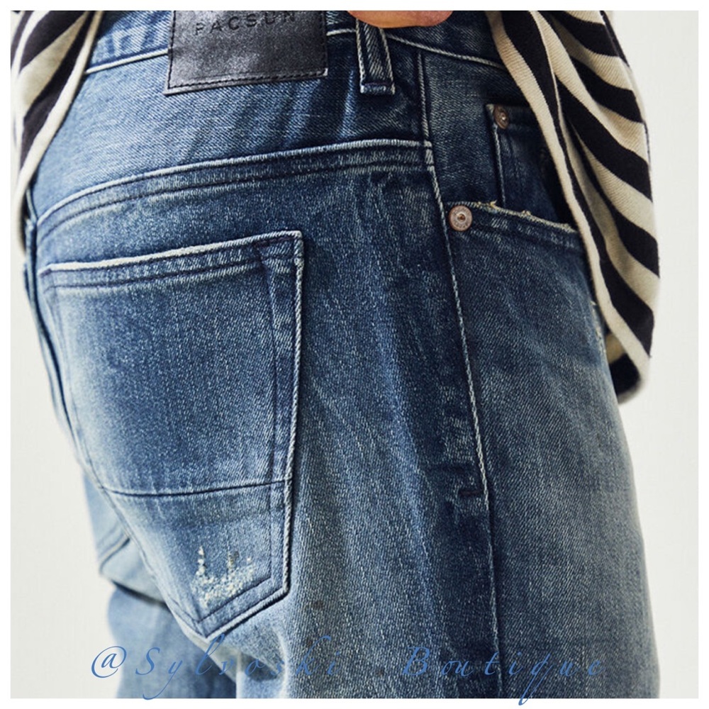 🔥PacSun Destroy Splatter Stacked Skinny Jeans NWT - Picture 4 of 8